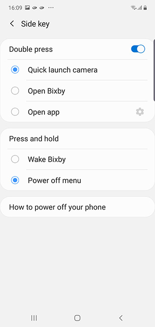 The Note 10 Lets You Disable Bixby from the Power Button