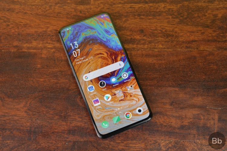 Oppo Reno 2 bezel-less screen