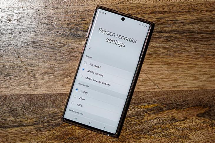 note 10 screen recorder featured
