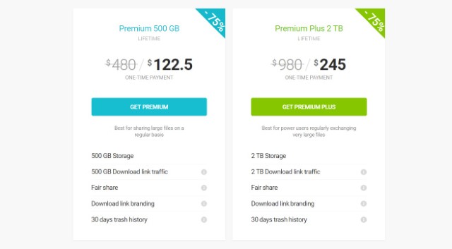 pCloud Pricing