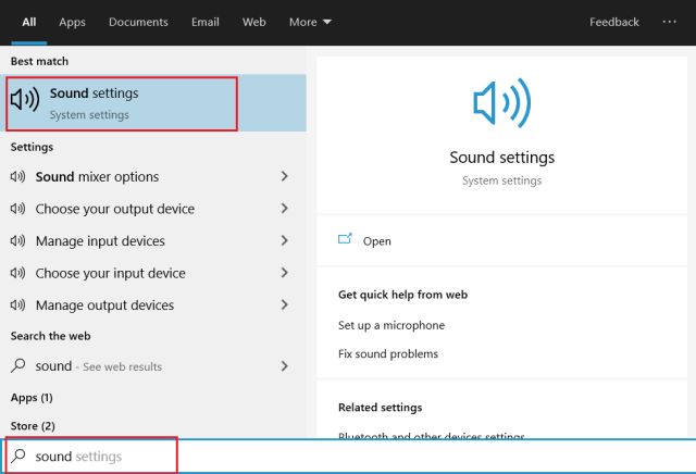 1. Manage Microphone from Windows Settings (4) Solve Microphone Bug in Windows 10