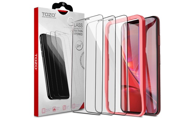 10. TOZO Tempered Glass Screen Protector