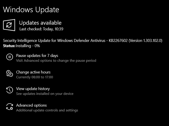 13. Update Operating System