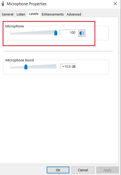 2. Configure Microphone Settings from Control Panel (5)