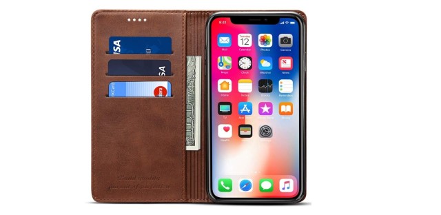 9. Fly Hawk Folio Case for iPhone 11