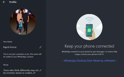 How to Get Dark Mode on WhatsApp Desktop