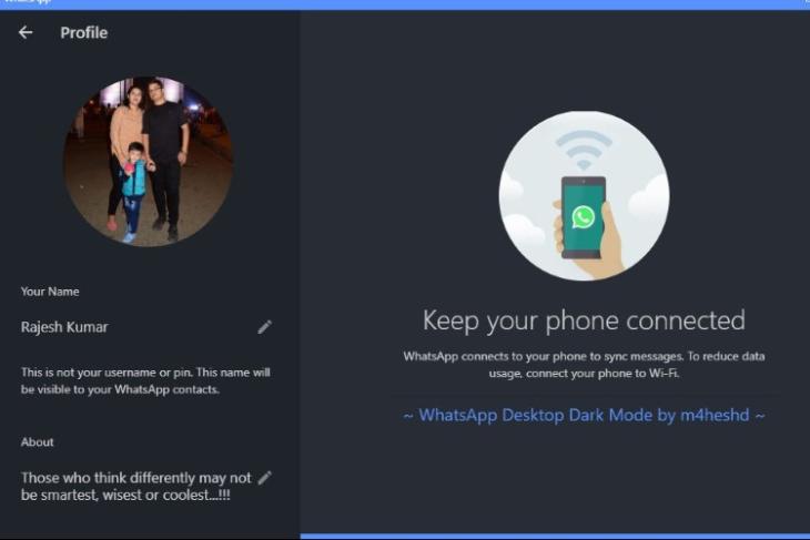 How to Get Dark Mode on WhatsApp Desktop