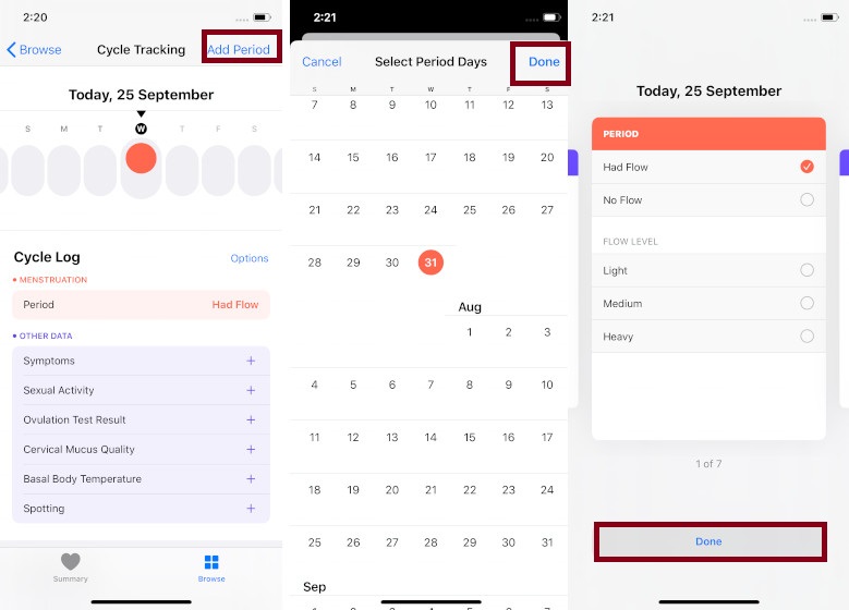 How to Set Up Cycle Tracking in iOS 13 and watchOS 6 Beebom