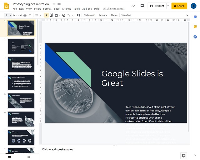 Google Slides - Best Microsoft PowerPoint Alternatives for Collaboration