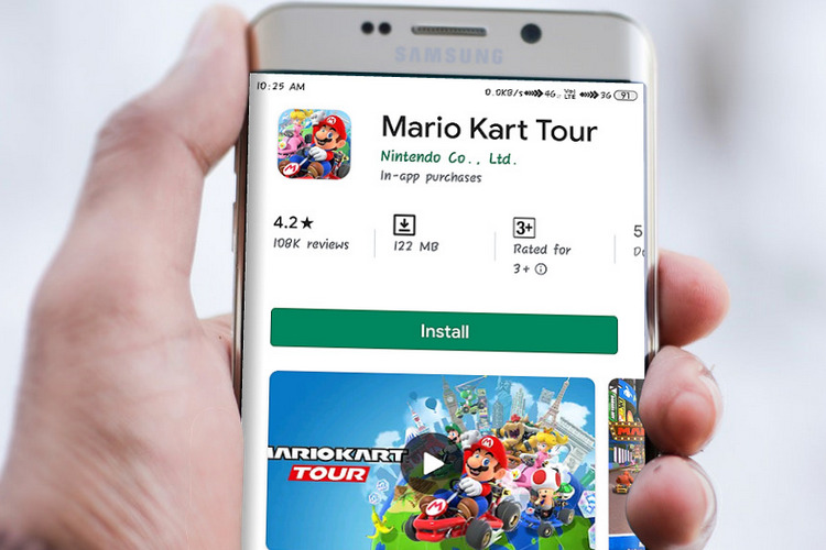 Mario Kart Tour website