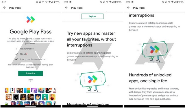 Google launching Play Pass game and app subscription service for