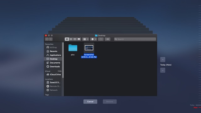 Restore Files Using Time Machine on Mac