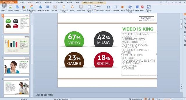 Откроется ли презентация wps office в powerpoint