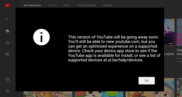YouTube to Shut Down ‘Leanback’ TV Interface in Favor of Native Apps