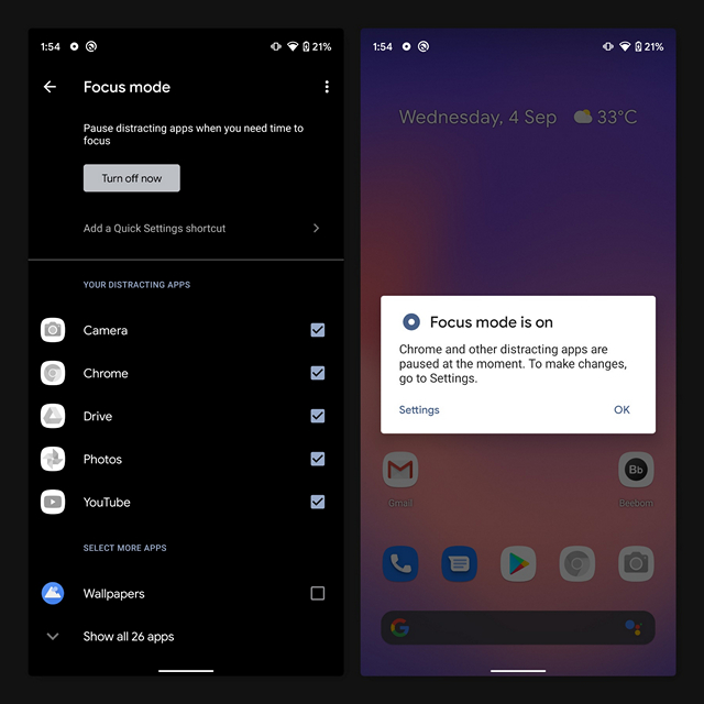 How to Use the New Focus Mode in Android 10 | Beebom