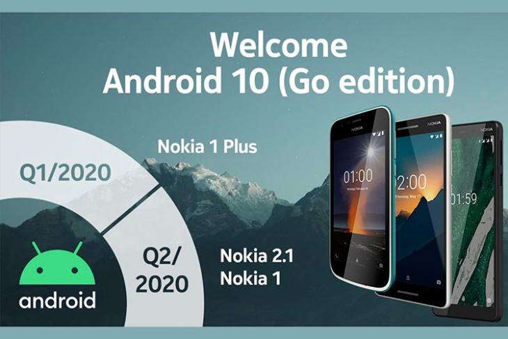 android 10 go edition update nokia confirmed