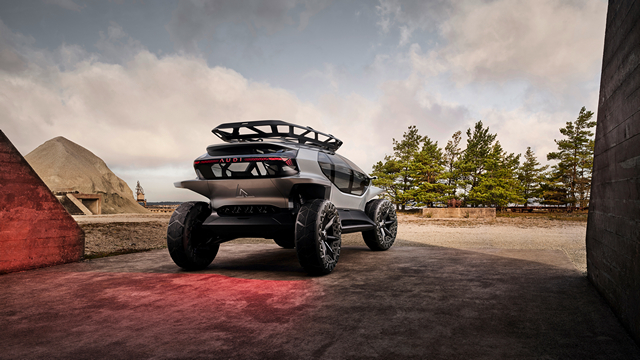 This Autonomous Off-Roader from Audi Uses Drones Instead of Headlights for Illumination