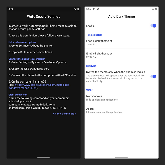 This App Lets You Schedule Dark Mode on Android 10