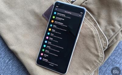 Android 10 - dark mode - Pixel 2 XL