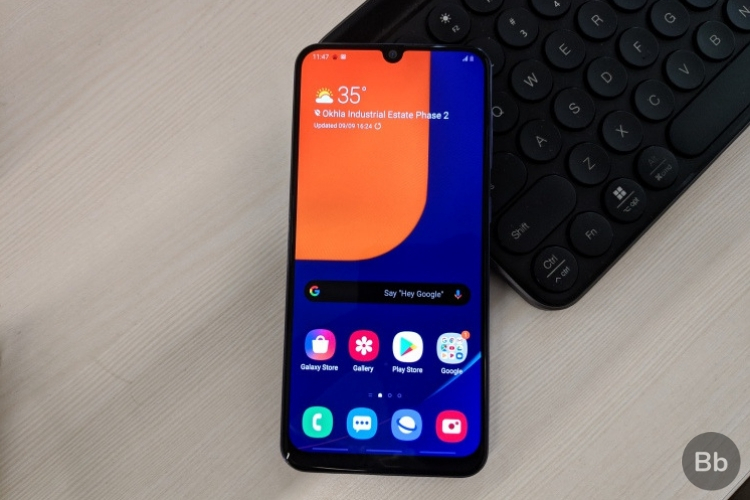 Galaxy A50s display