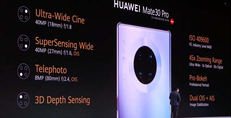 Huawei Mate 30 Pro with Kirin 990 5G, Insane Camera Features Goes Official