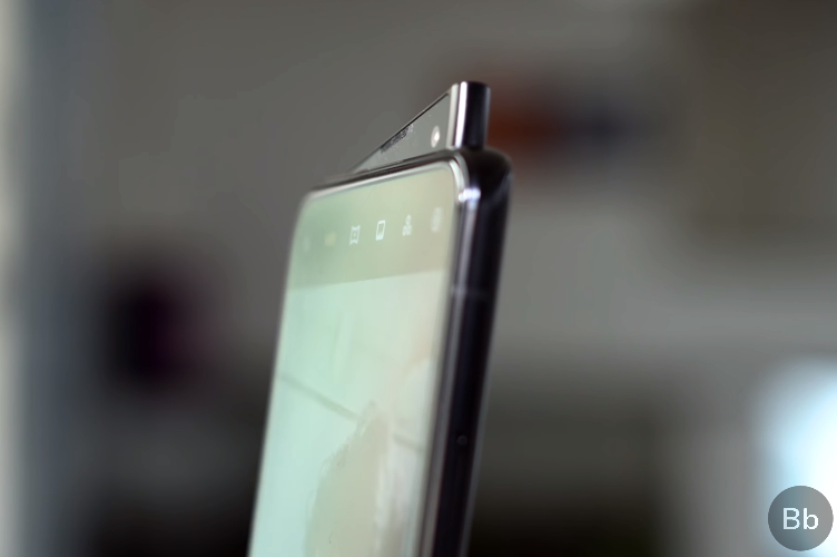 oppo reno shark-fin rising camera