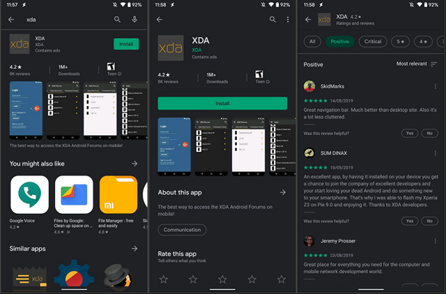 Google Play Store’s Dark Mode Starts Rolling Out
