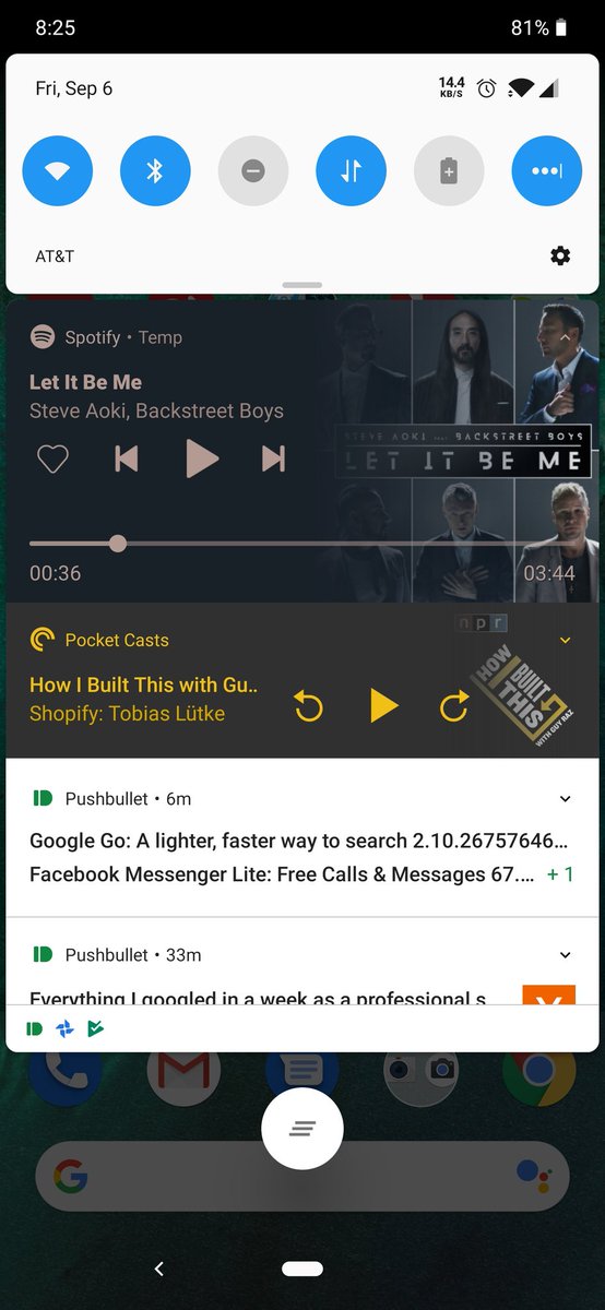 Spotify Adds Seekable Progress Bar to Android 10 Notifications