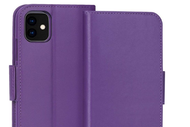 6.1 inches ELESNOW Case Compatible with iPhone 11 Deep Blue High-grade Leather Flip Wallet Phone Case Cover for Apple iPhone 11