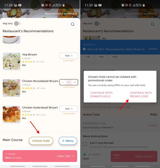 Zomato Gold Now Applies to Food Delivery as Well
