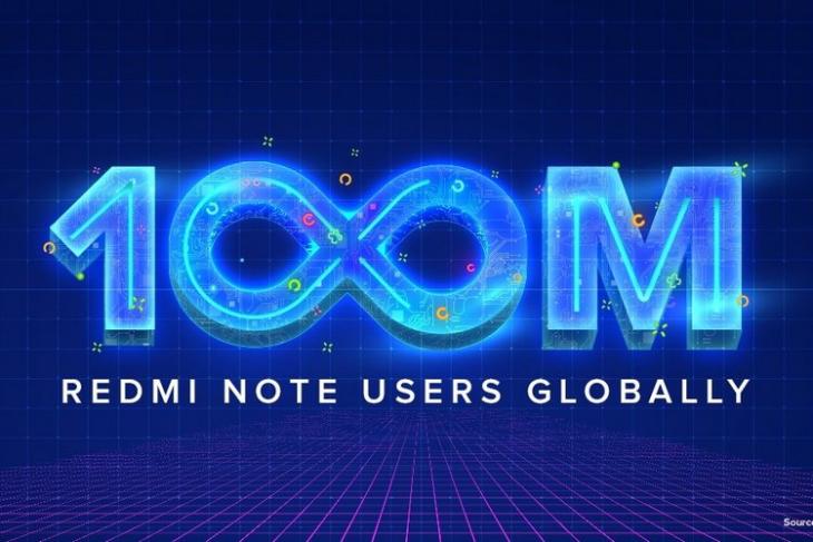 100 Million Redmi Note website