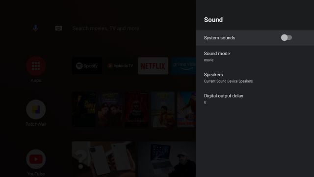 15. Disable Navigation Sound best Mi TV features