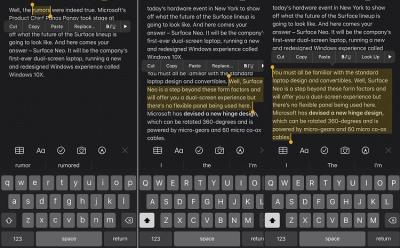 How to Use Text Editing Gestures in iOS 13 or iPad 13 to Cut, Copy or Paste
