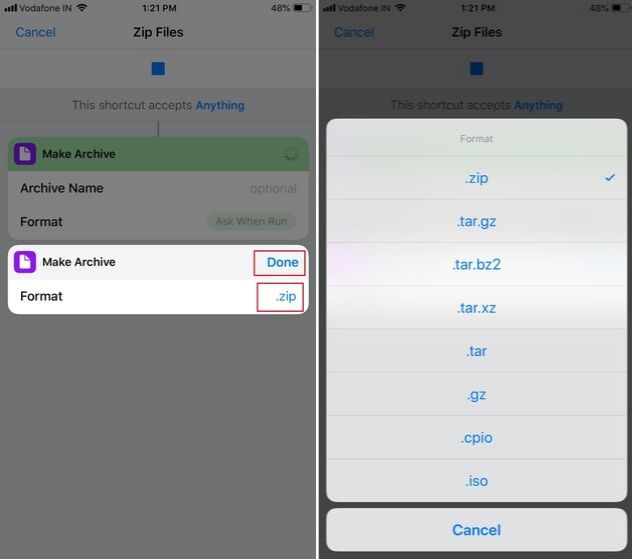 how to extract zip file on iphone