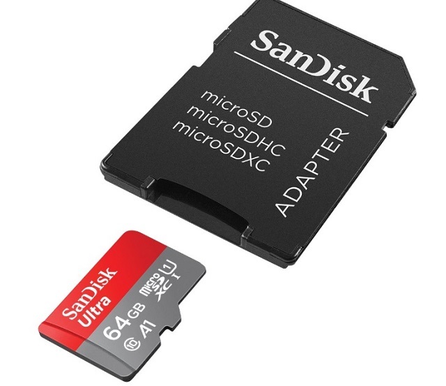 GoPro Max memory card from SanDisk