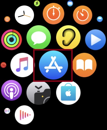 Launch App Store on your Apple Watch