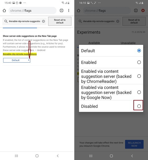 How to Hide Chrome Suggested Articles on iPhone and Android Beebom