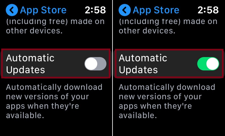 Turn On Auto Update for Apple Watch apps