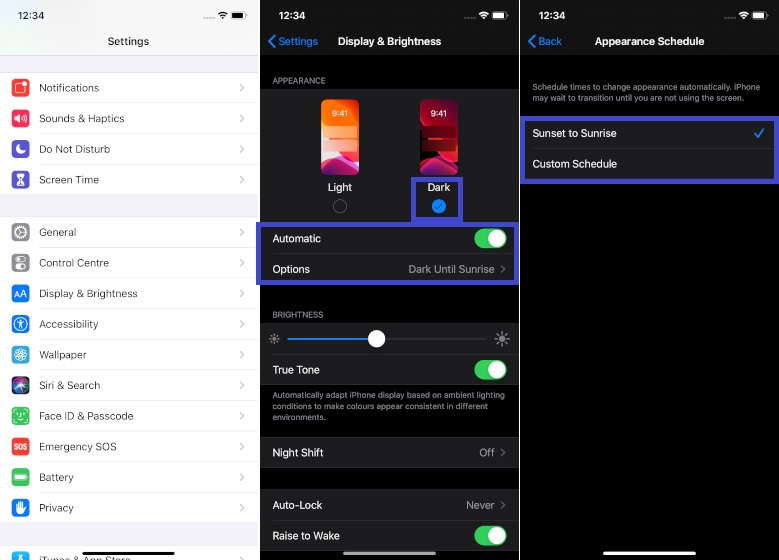 Use Dark Mode in iOS 13 and iPadOS 13
