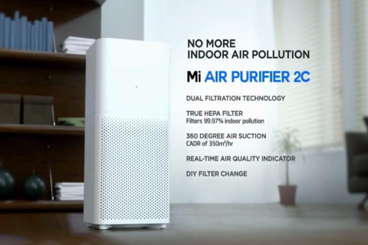 Mi Air Purifier 2c With Dual Filtration Tech Launched In India At Rs 6 499 Beebom