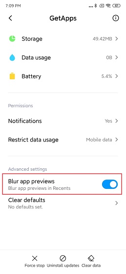 blur app previews