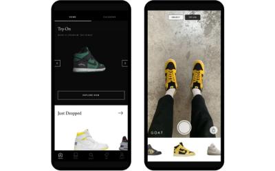 GOAT Sneaker app's AR Try On features is awesome for hypebeasts
