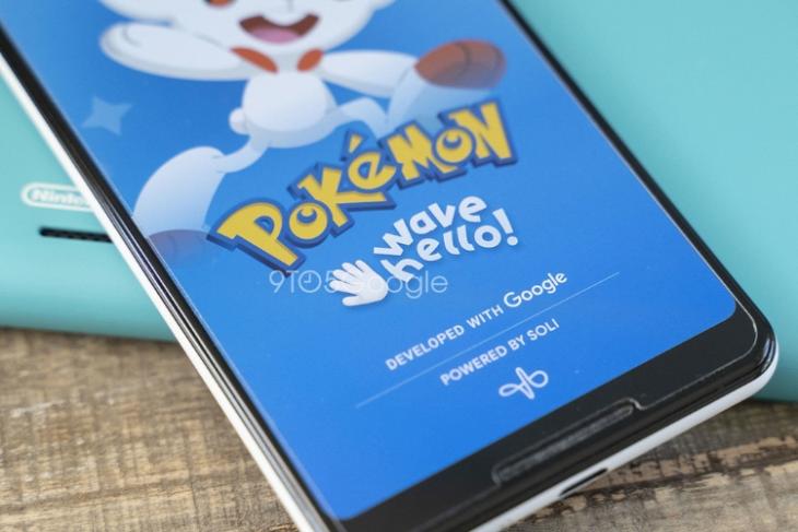 Play Pokemon game to learn Pixel 4's motion sense gestures