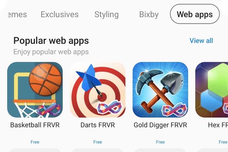 galaxy store pwa samsung featured