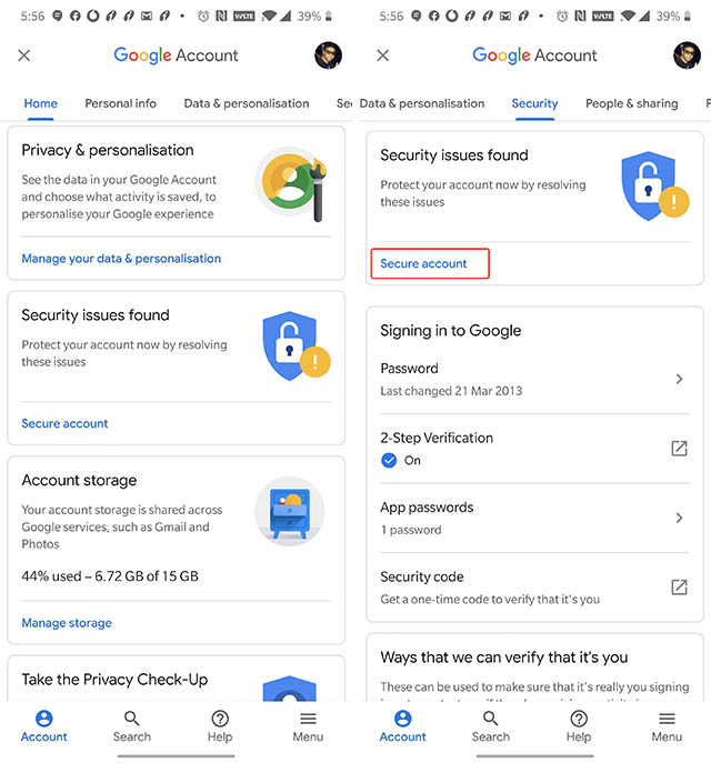 How to Run a Security Checkup on Your Google Account