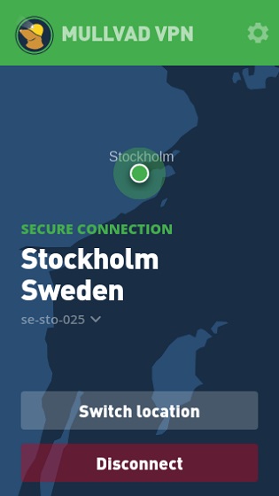 mullvad vpn locations