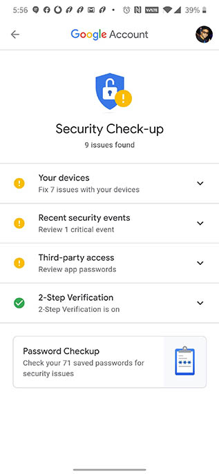 How to Run a Security Checkup on Your Google Account