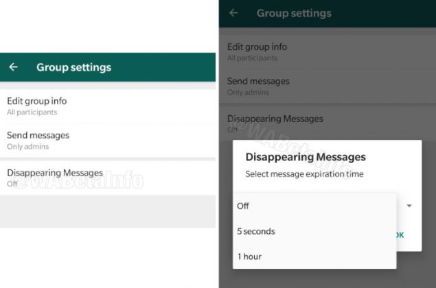 how to send disappearing picture messages on whatsapp