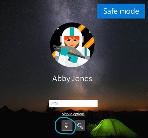 windows hello pin sign-in - windows 10