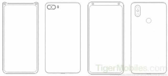 New Xiaomi Patent Shows Selfie Camera Stuffed Inside Corner Bezel